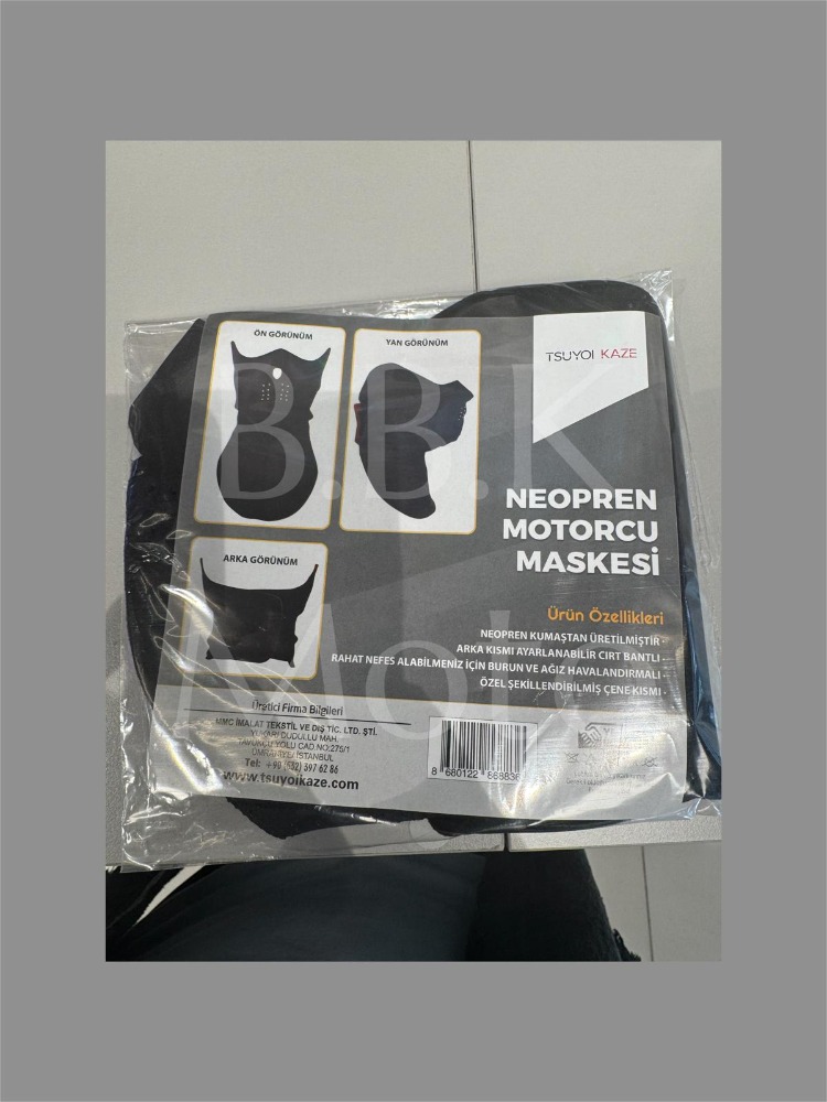 NEOPREN MOTORCU MASKESİ 