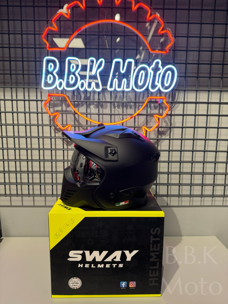 SWAY 726X TOKYO MODÜLER KASK MAT BLACK