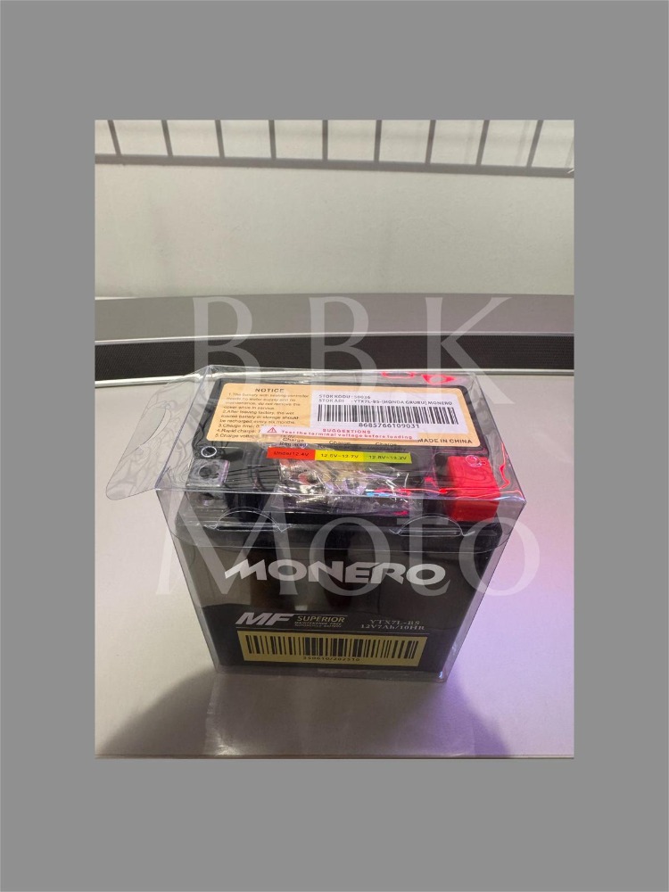 MONERO AKÜ-YTX7L-BS ACTİVA CBF BOXER150 HONDA GRUBU spacy alpha activa s 12/7 DİK
