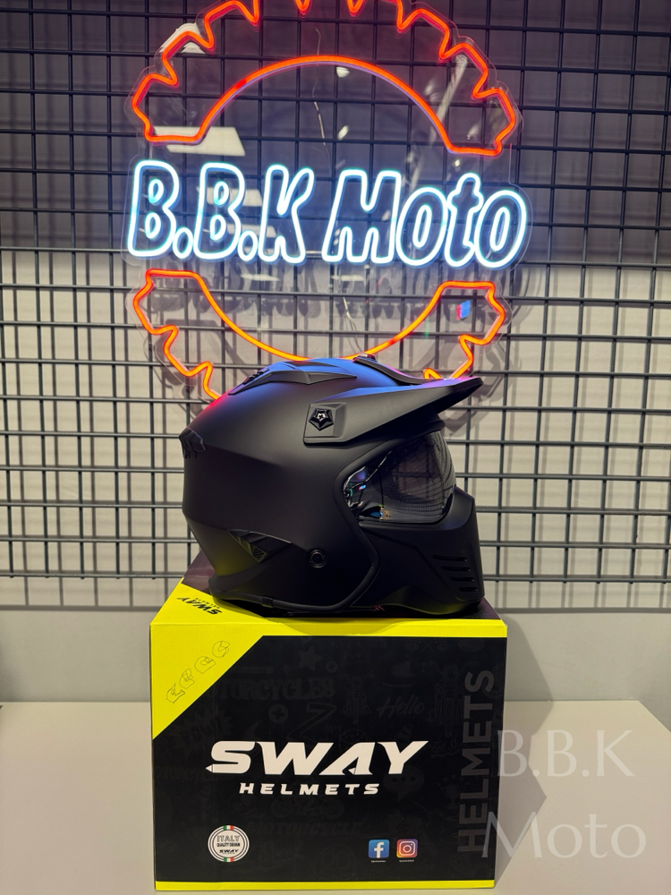 SWAY 726X TOKYO MODÜLER KASK MAT BLACK
