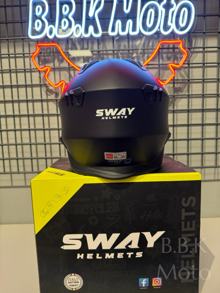 SWAY 726X TOKYO MODÜLER KASK MAT BLACK