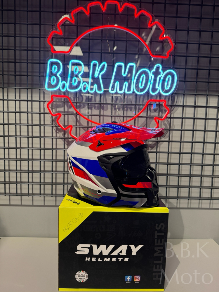 SW X1 SEUL MODÜLER KASK WHITE /RED