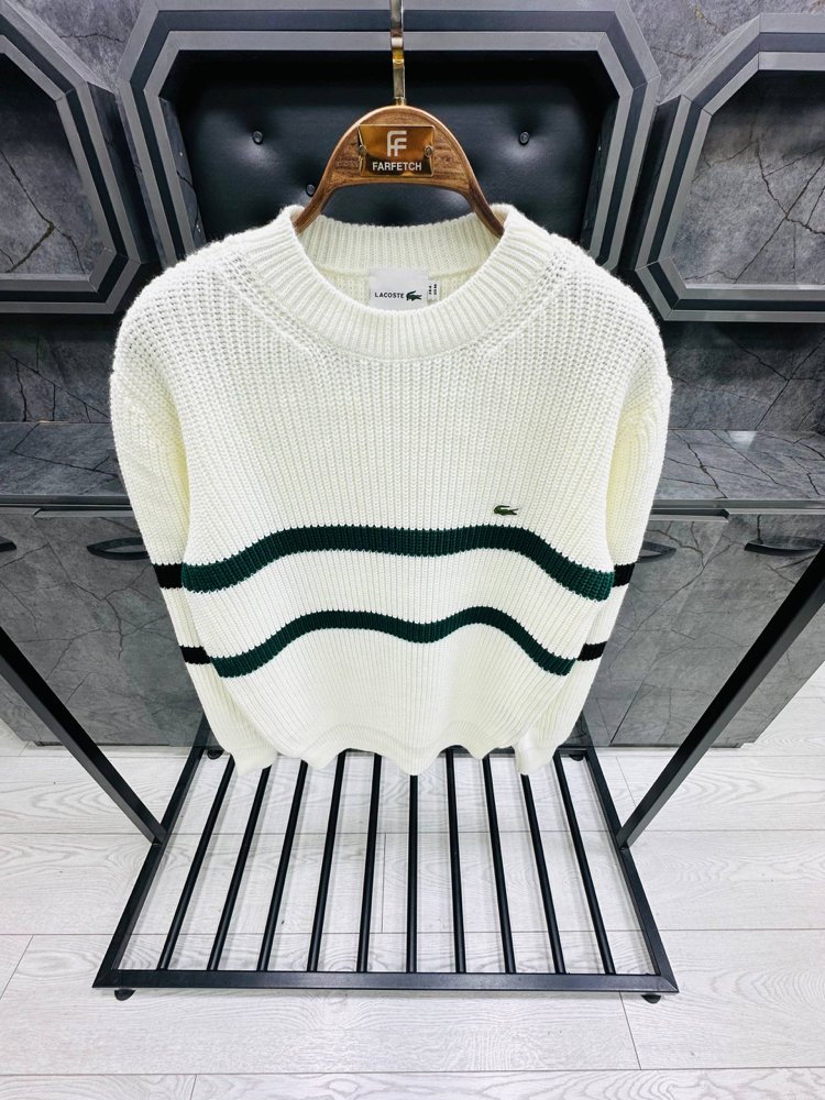LACOSTE YUMUŞAK ÖRGÜ KAZAK 