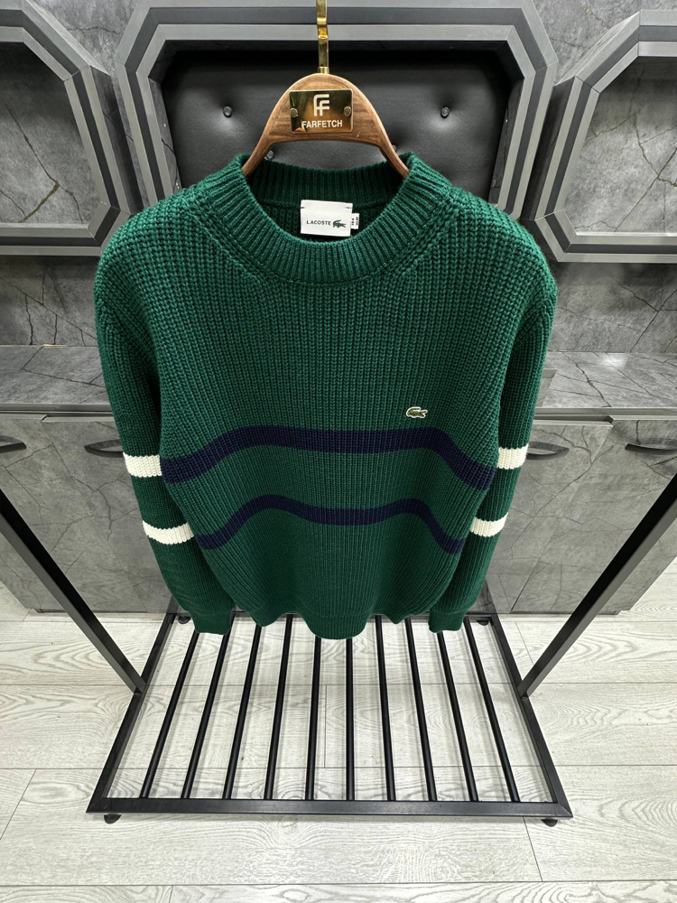LACOSTE YUMUŞAK ÖRGÜ KAZAK 