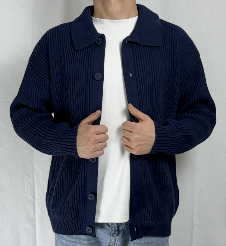 REGULAR ÖRME DÜĞMELİ FİT HIRKA