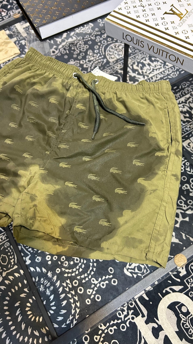 Lacoste Su Detaylı Premium Deniz Şortu
