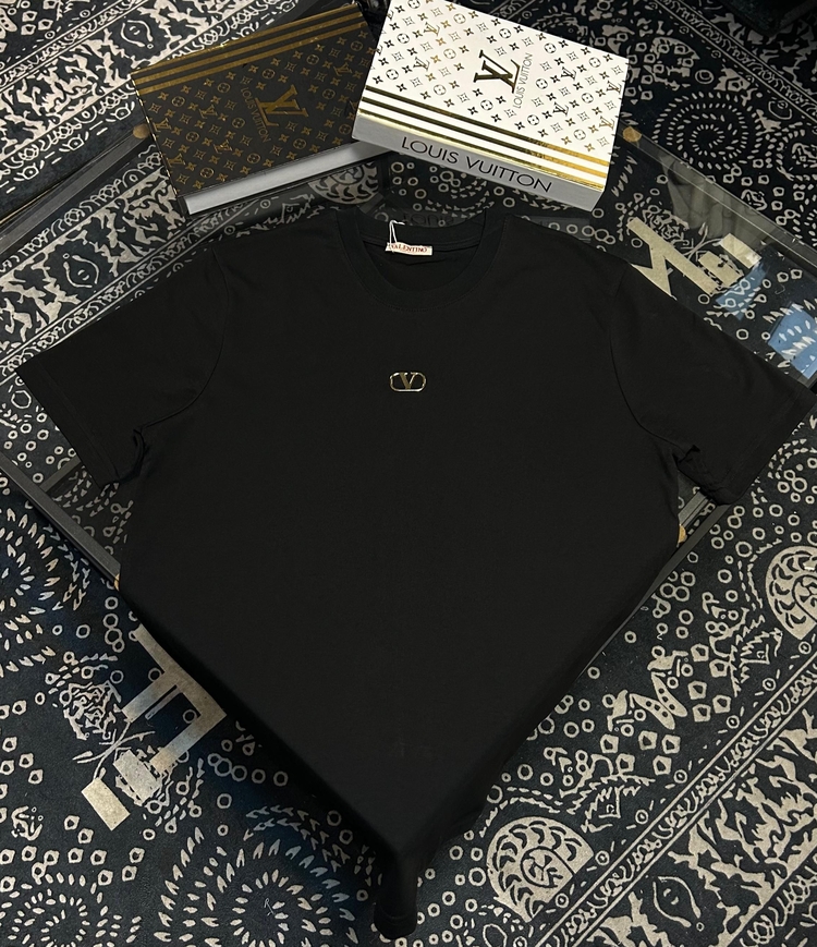 Valentino Demir Logo Premium T-shirt