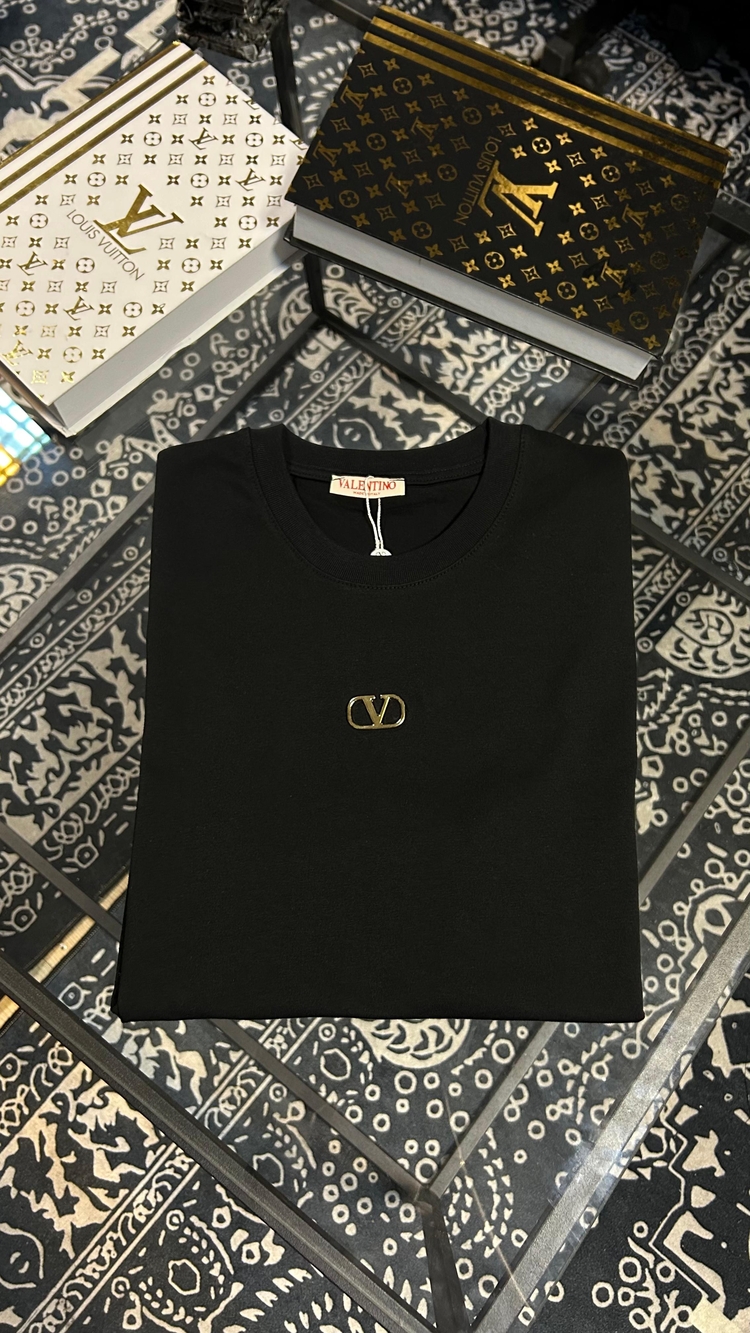 Valentino Demir Logo Premium T-shirt