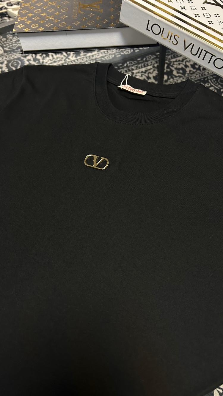 Valentino Demir Logo Premium T-shirt