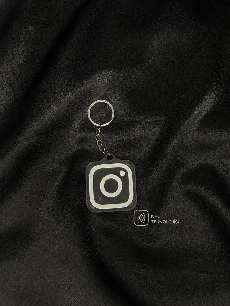 NFC instagram anahtarlık