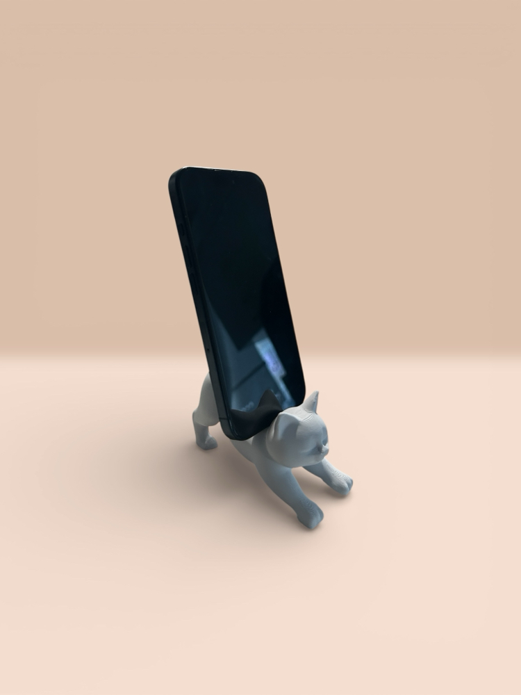Kedi telefon standı 