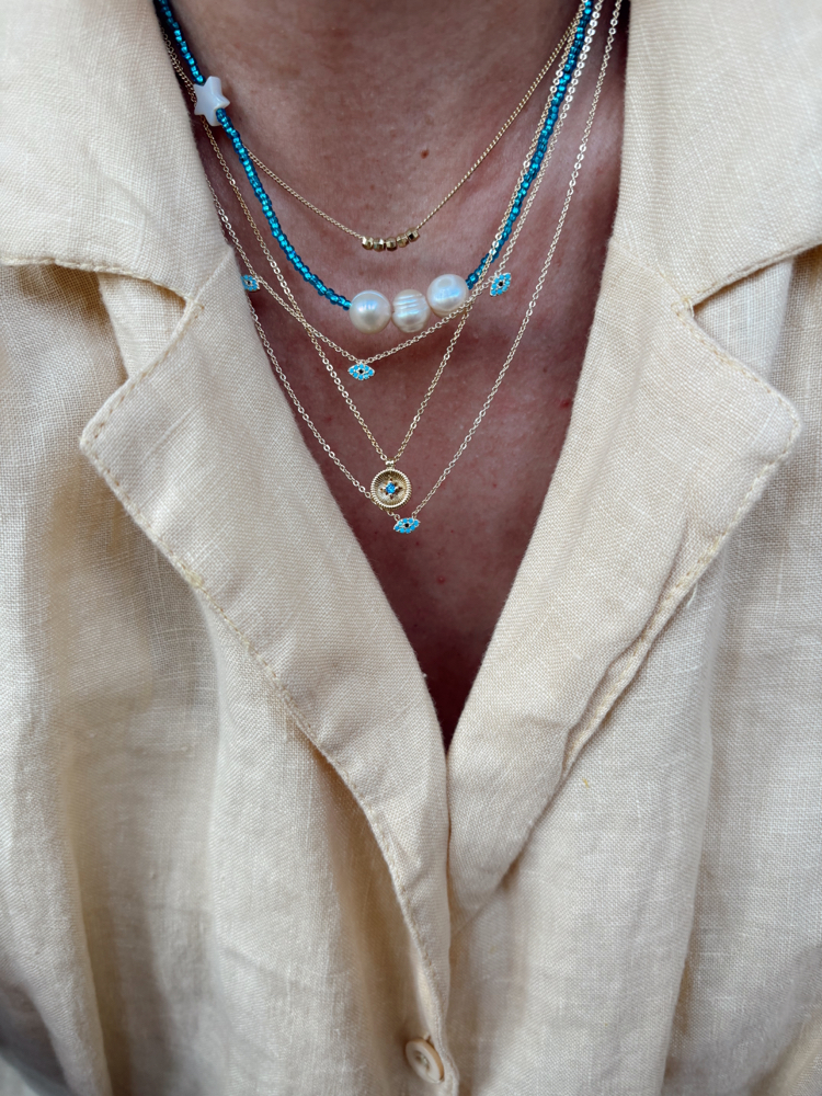 2’li premium safir ışıltısı kolye ön sipariş 