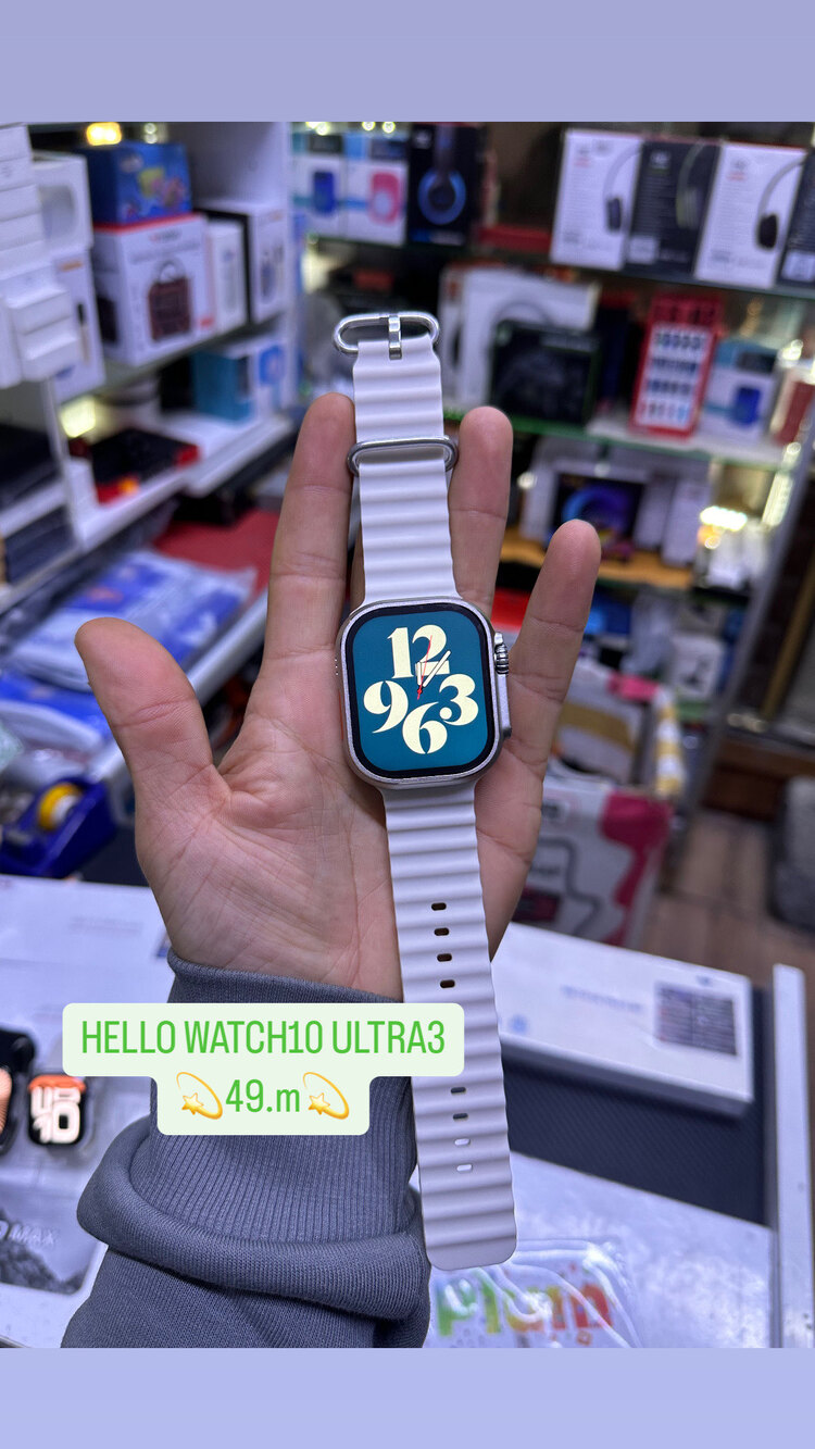 HELLO WATCH10 ULTRA3 49.m 3Adet kordon 1 Adet kasa koruma 1 Adet nano cam