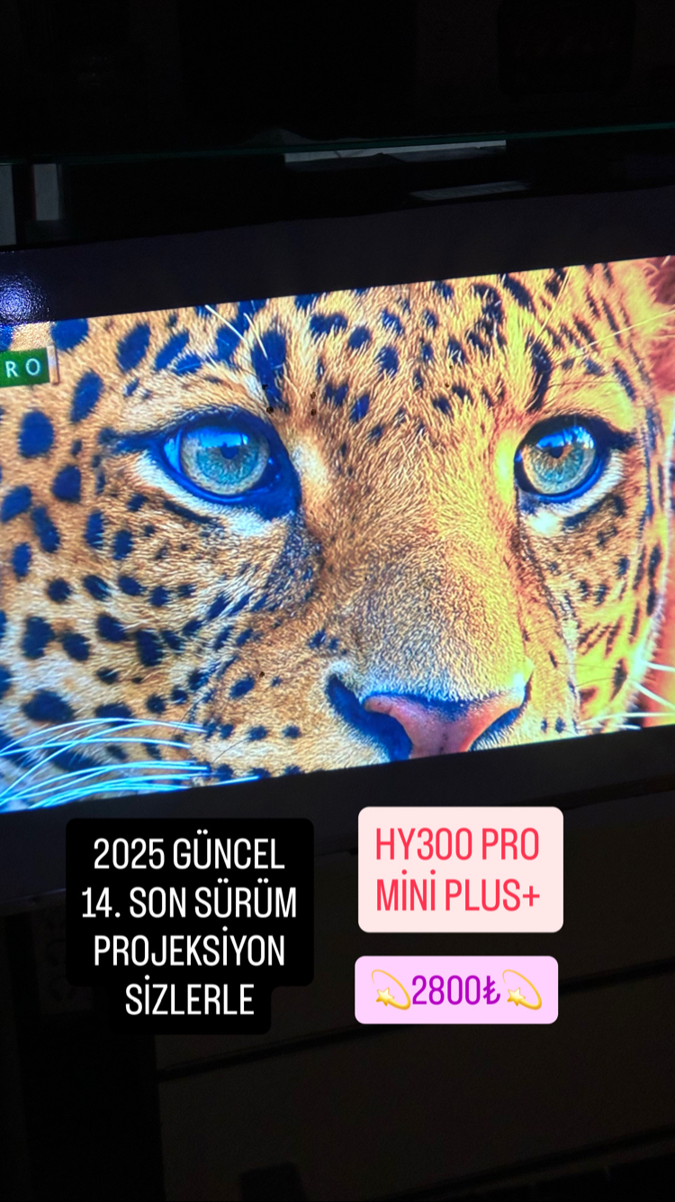 PROJEKSİYON HY300 PRO PLUS GÜNCEL 2025 model 14.sürüm