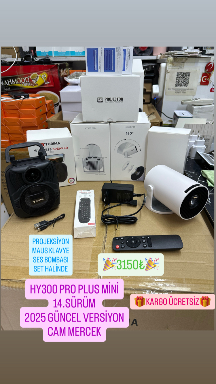 PROJEKSİYON HY300 PRO PLUS GÜNCEL 2025 model 14.sürüm