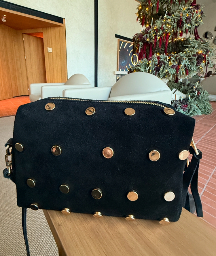 Noa Suede Siyah Çanta