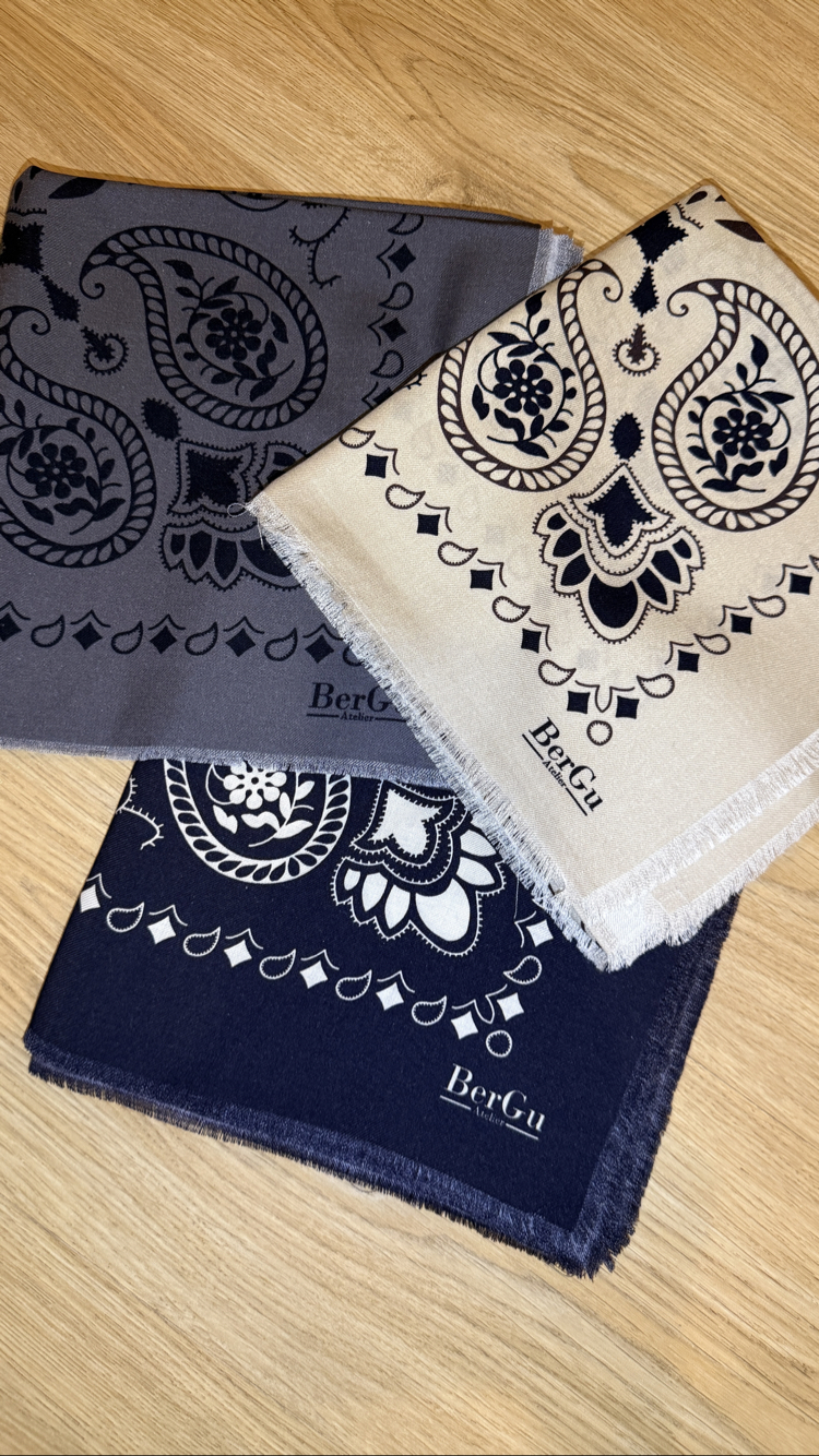 BerGu Scarf Gri Şal