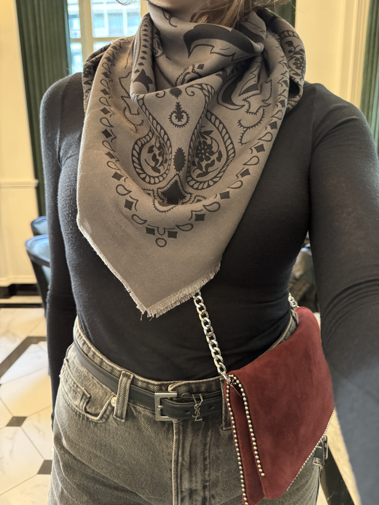 BerGu Scarf Gri Şal