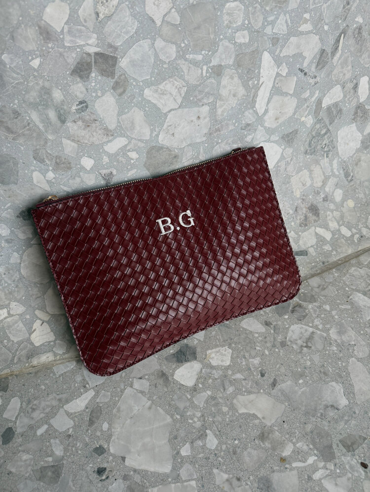 Aria Leather Clutch