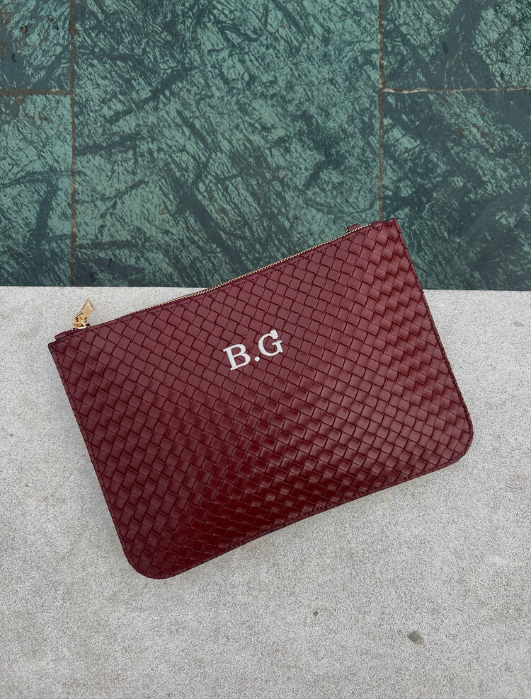 Aria Leather Clutch
