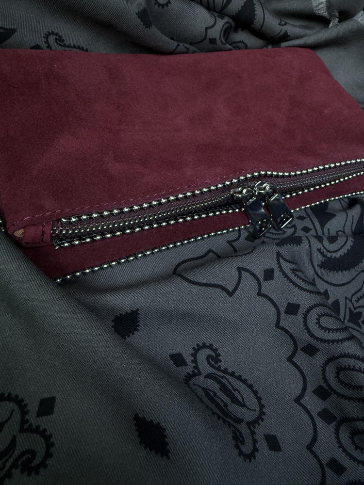 Sera Suede Bordo Çanta