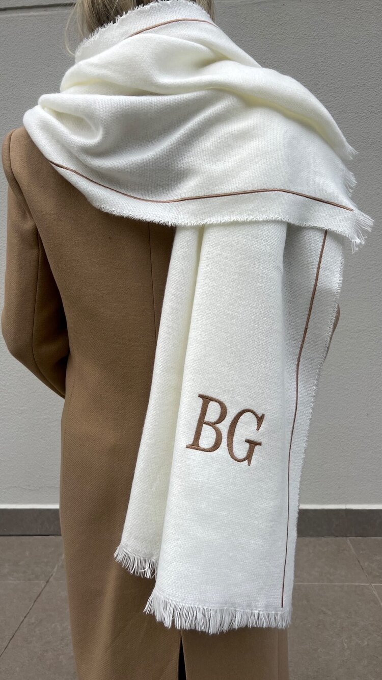 BerGu Winter Scarf Atkı Ekru