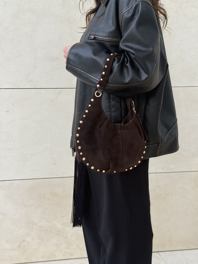 Isabella Suede Acı Kahve Çanta