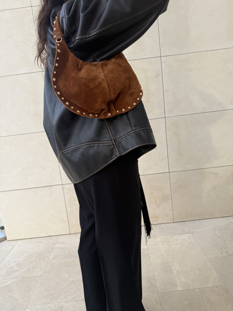Isabella Suede Taba Çanta