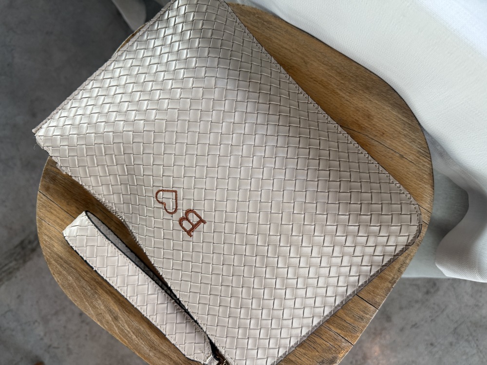 Aria Leather Clutch