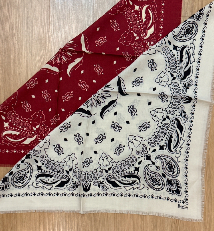 BerGu Beyaz Şal Bandana