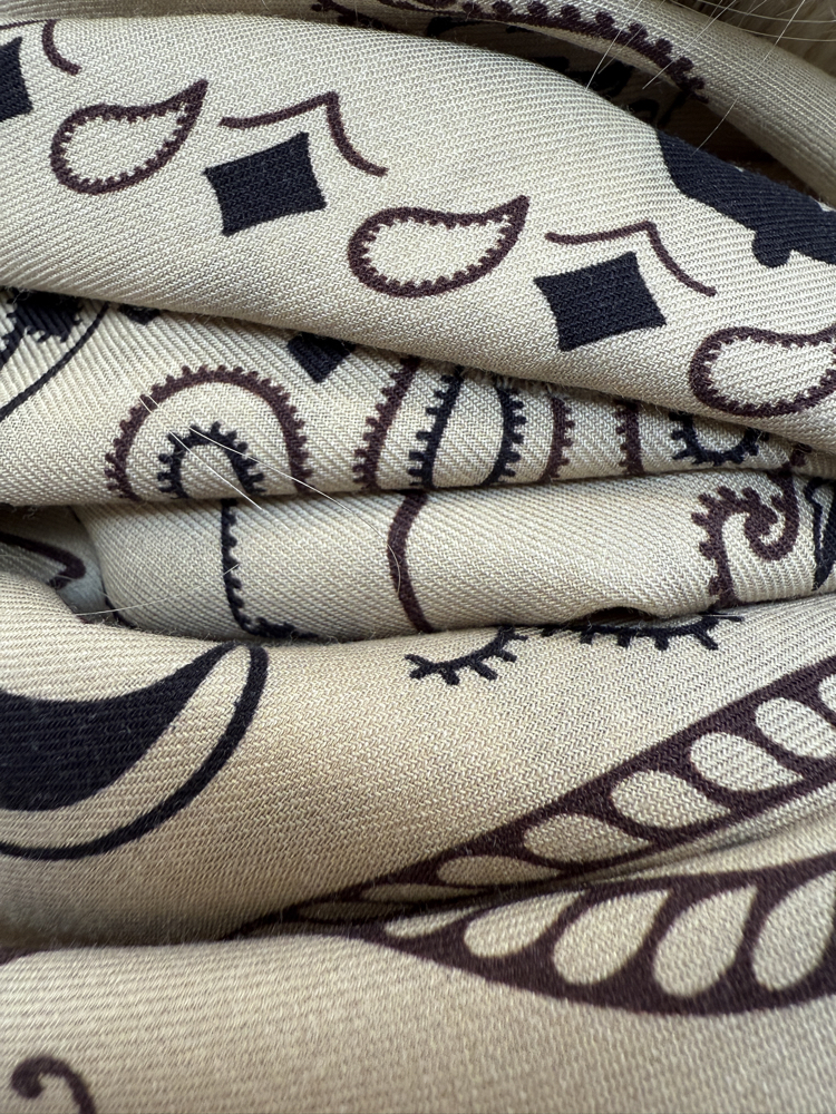 BerGu Scarf Ekru Şal 