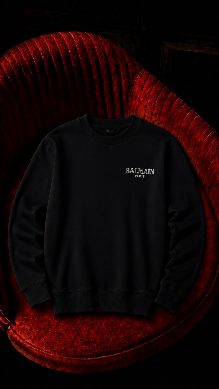 Balmain Paris Oversize Sweatshirt