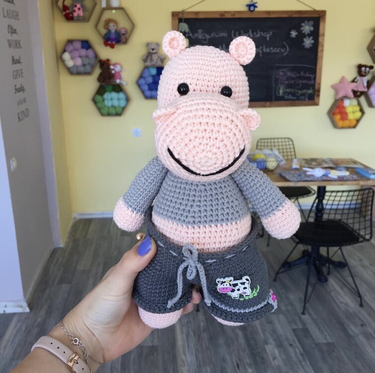 Hippo Barnie Tarifi Amigurumi