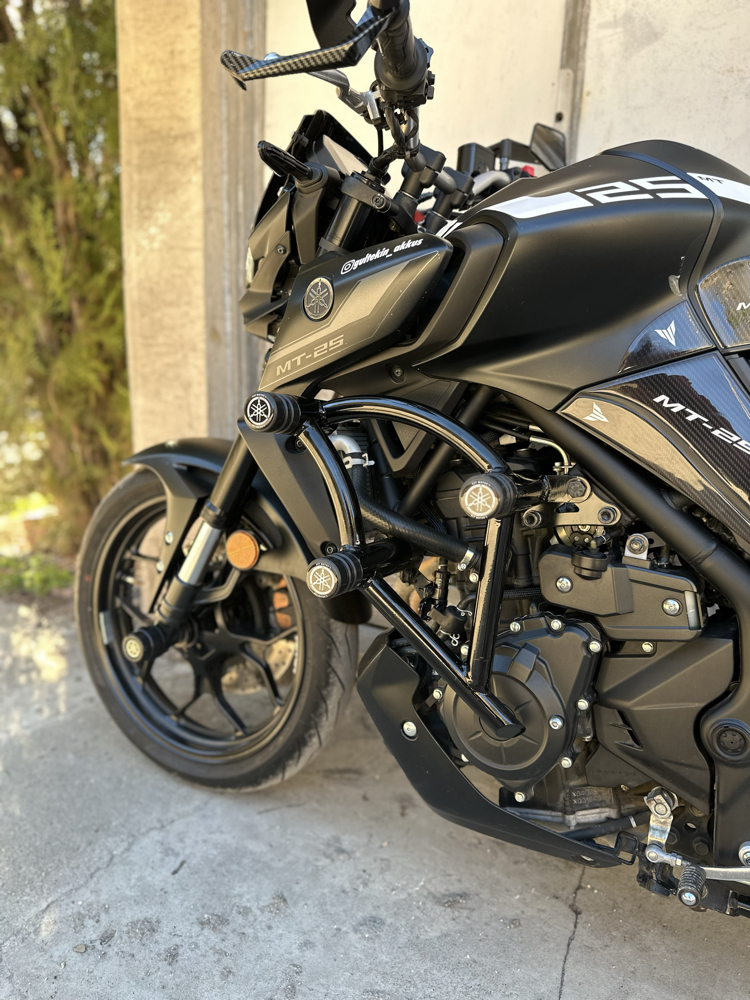 YAMAHA MT 25 6 lı koruma demiri (siyah)