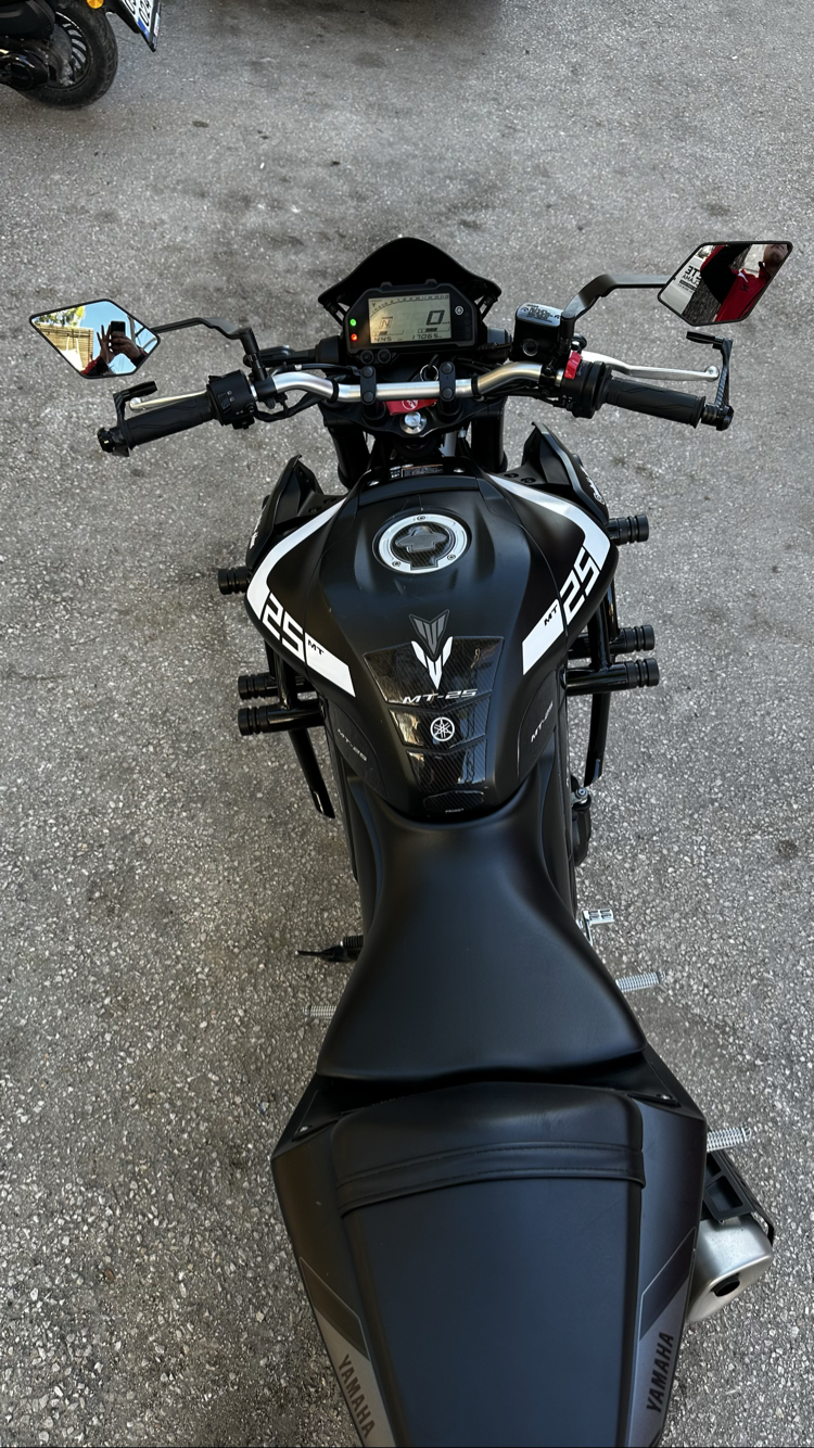 YAMAHA MT 25 6 lı koruma demiri (siyah)