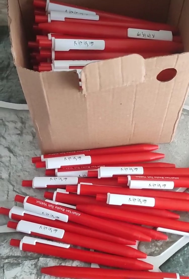 Tevhid Baskılı Tükenmez Kalem (3 adet)