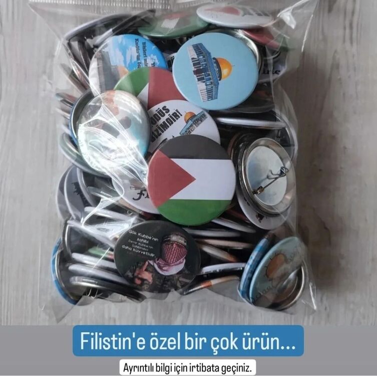 100 adet rozet
