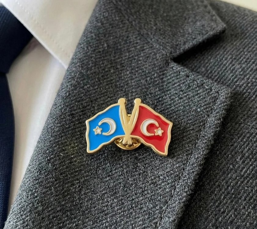 Doğu Türkistan Rozet (5 ADET)