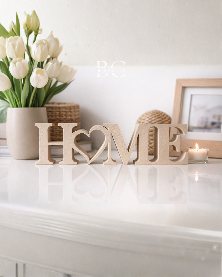 "HOME" Yazı Dekoru