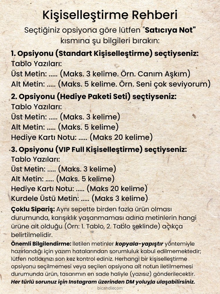 3D Kalp Tablo - Kişiselleştirilebilir