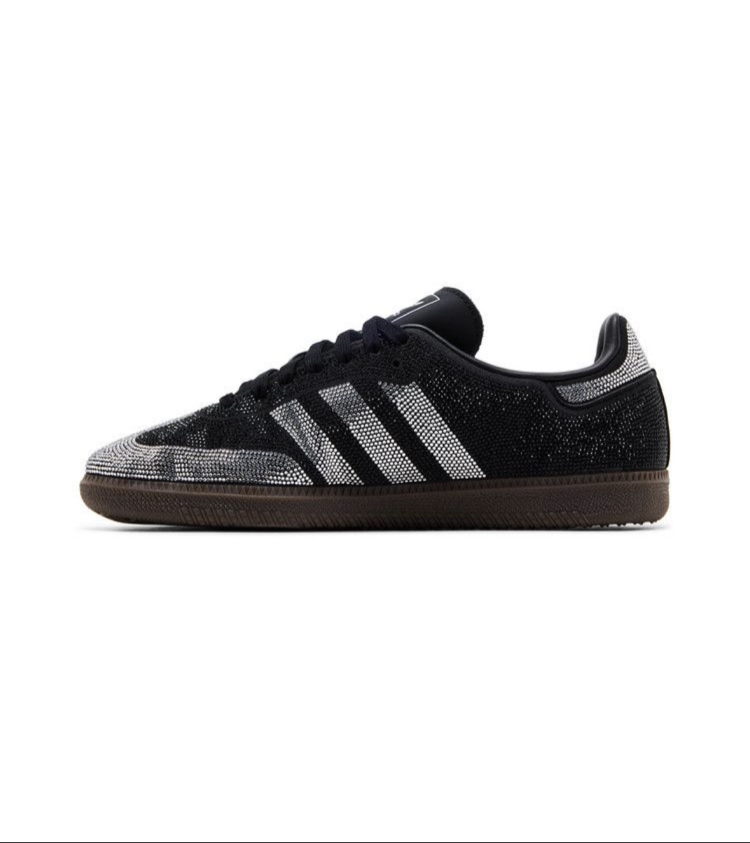 Adidas Samba OG ‘ Black Silver Rhinestones ‘