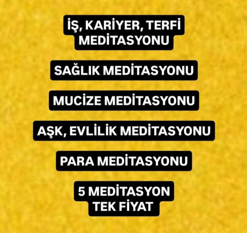 5 MEDİTASYON TEK FİYAT 