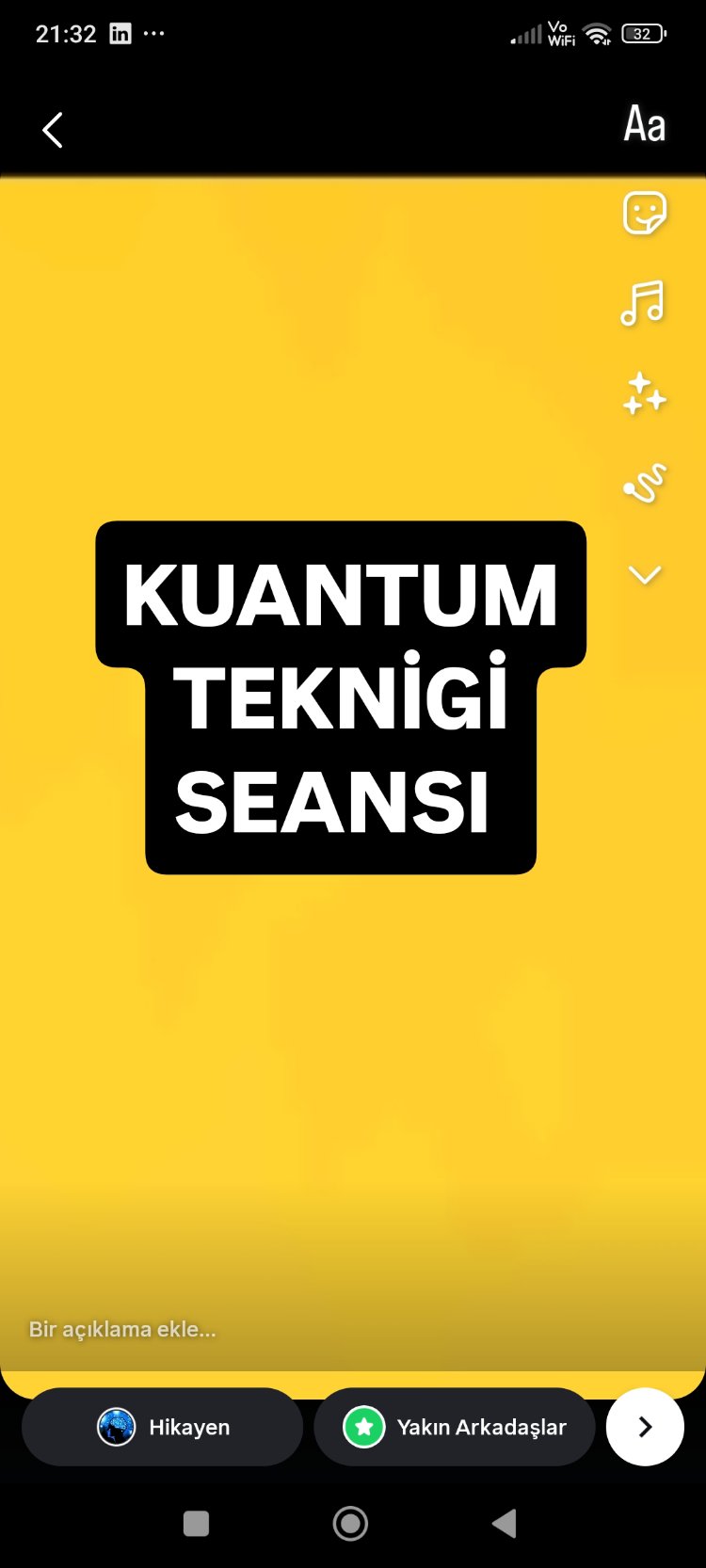 KUANTUM TEKNİĞİ SEANSI 