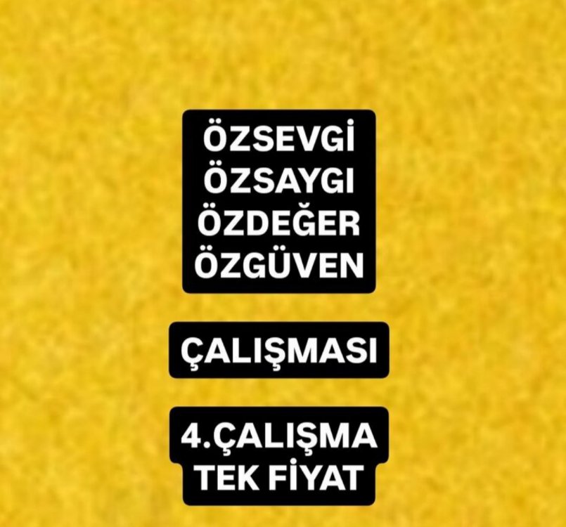 4 ÇALIŞMA TEK FİYAT 