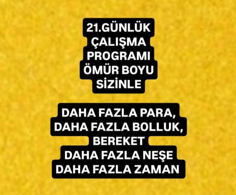 DAHA ÇOK, PARA 21.GÜNLÜK 