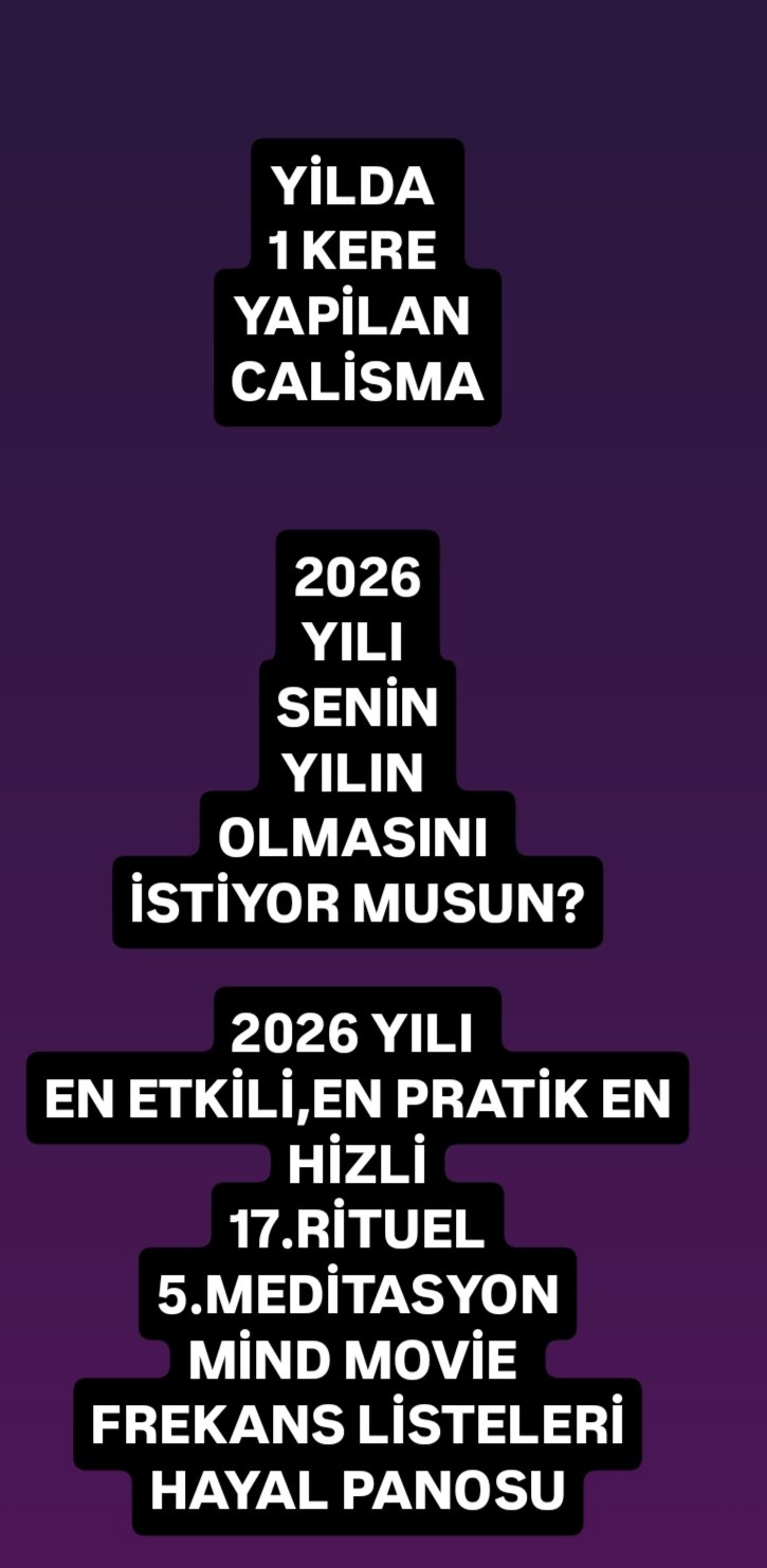 2026 MUCİZE YILIM