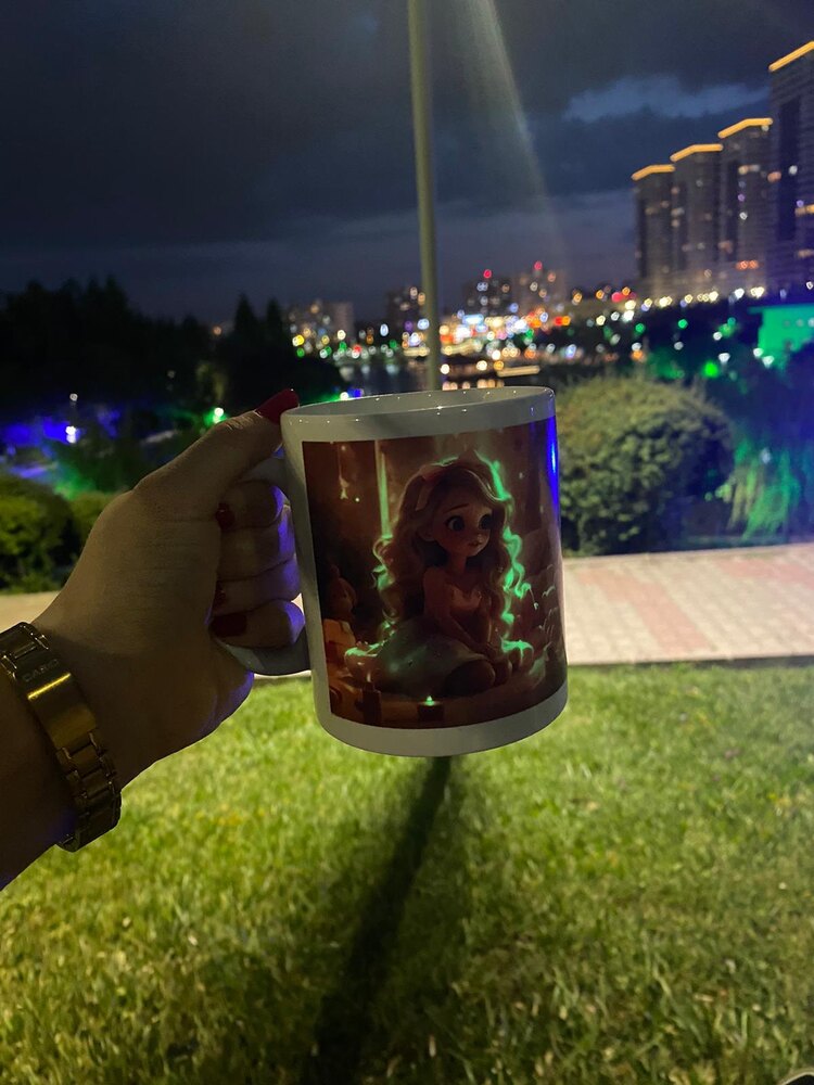 Işığa duyarlı fosforlu kupa