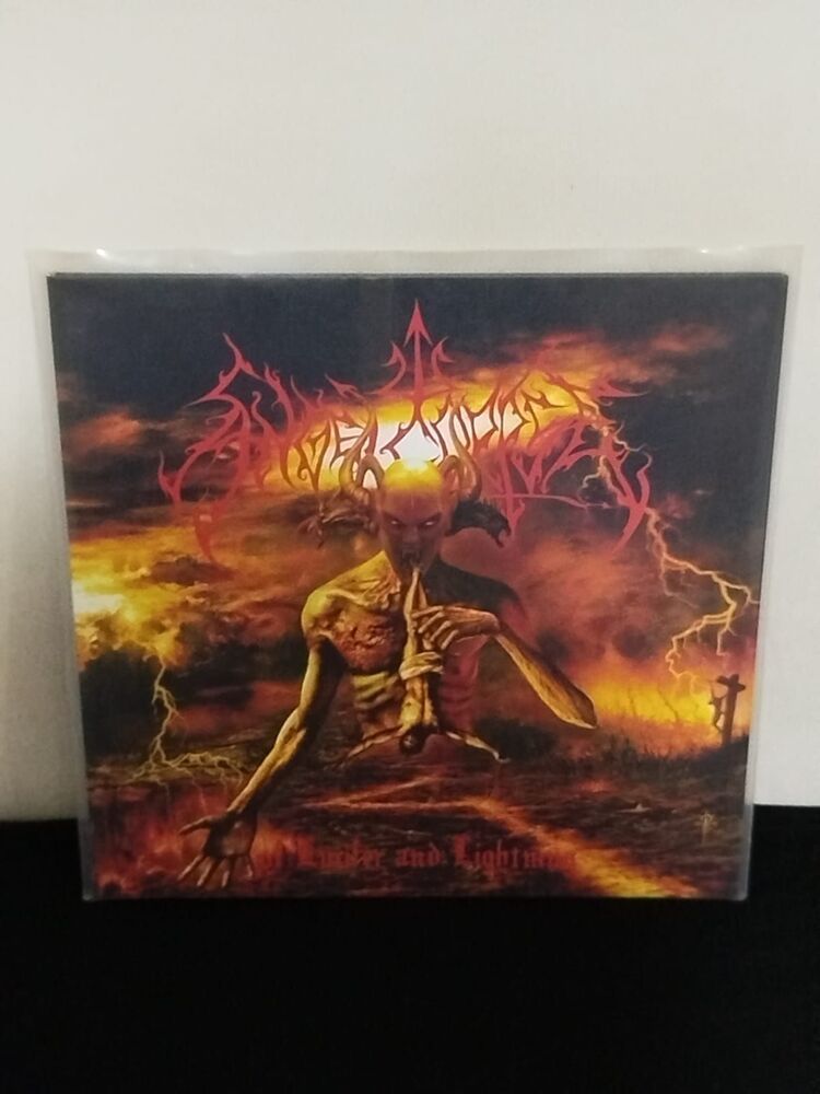 Angelcorpse-Of Lucifer and Lightning Marble LP