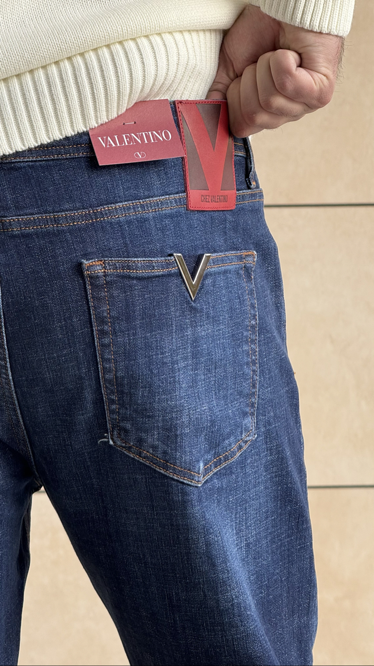VALENTINO LACIVERT PREMIUM KALİTE JEANS