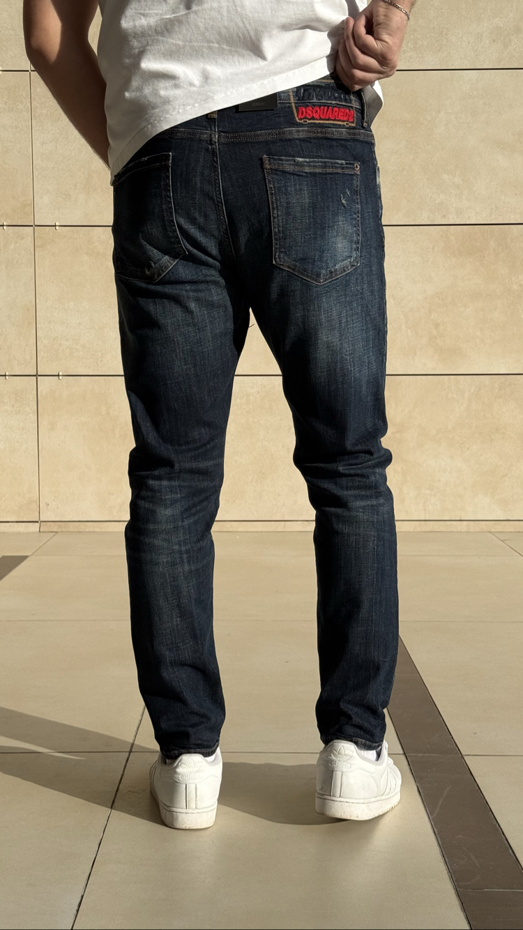 DSQUARED2 NAVYBLUE YENİ SEZON DÜZ JEANS